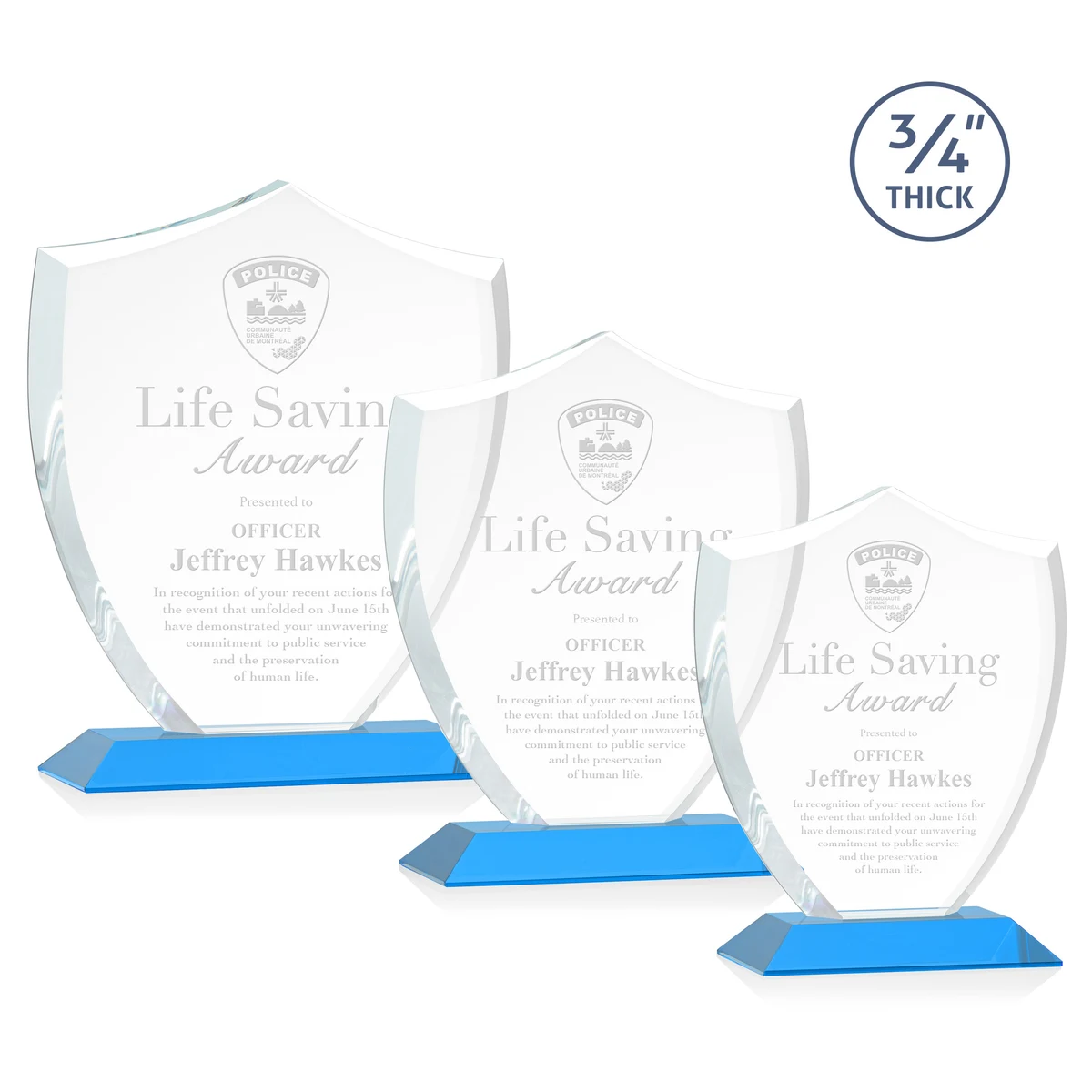 Scudo Shield Award - Sky Blue 1