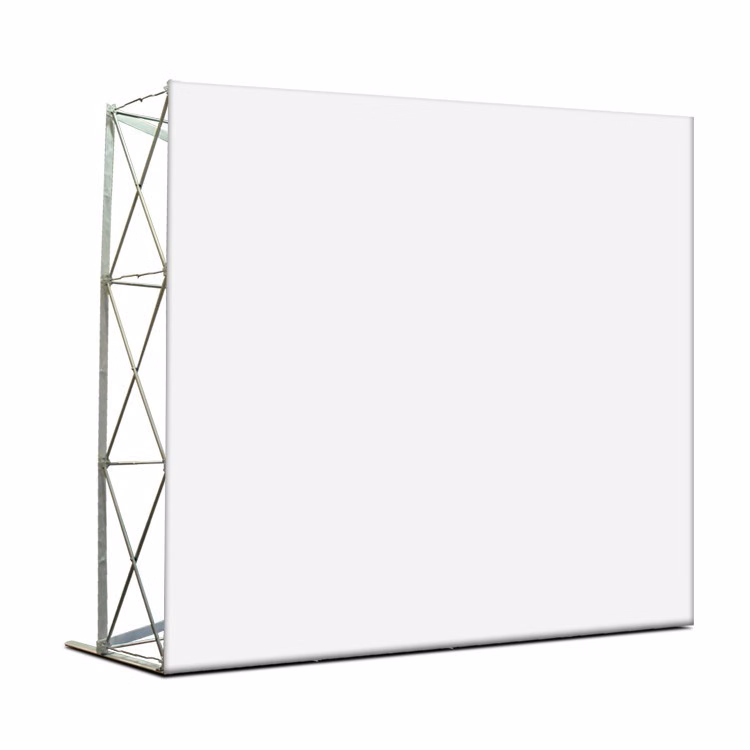 Flat Back Wall Hardware Only - Display Pop Up Wall - 8' x 8'