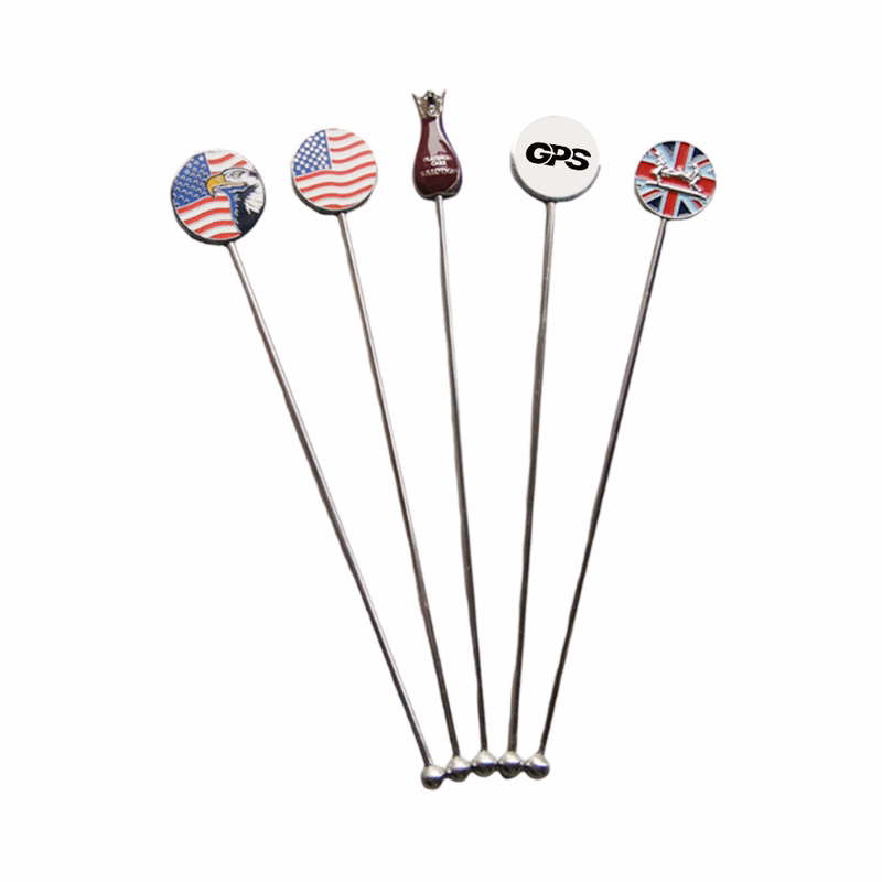 Stainless Steel Cocktail Swizzle Stick Beverage Coffee Stirrers