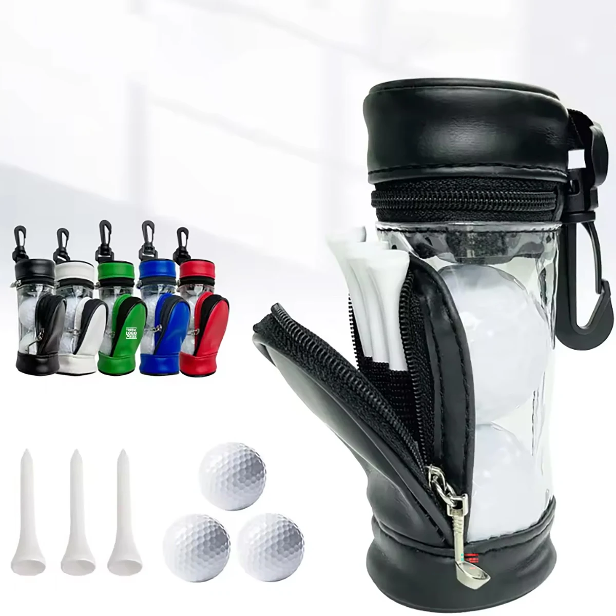 Golf Ball Pouch Pocket Waist Storage Bag 1