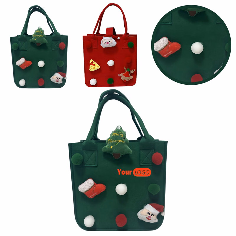 Christmas Felt Creative Shopping Bag