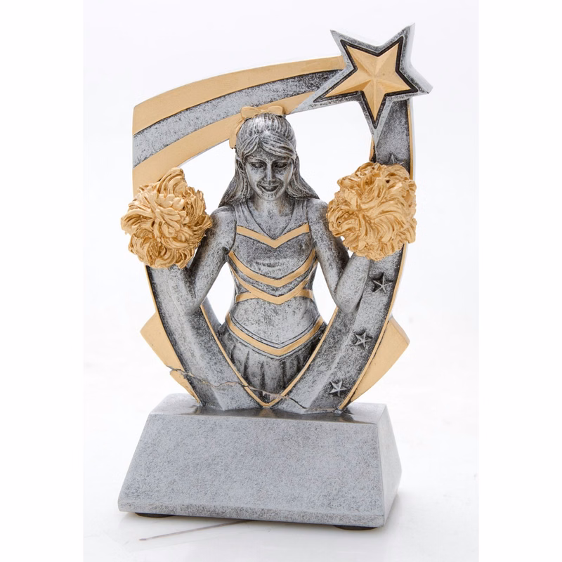 Cheer 3-D Star Resin Award