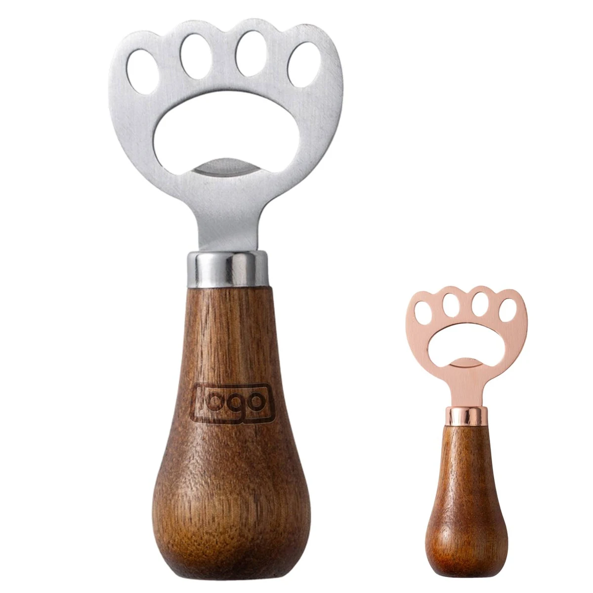 Cat Claw Bottle Opener with Wooden Handle 1