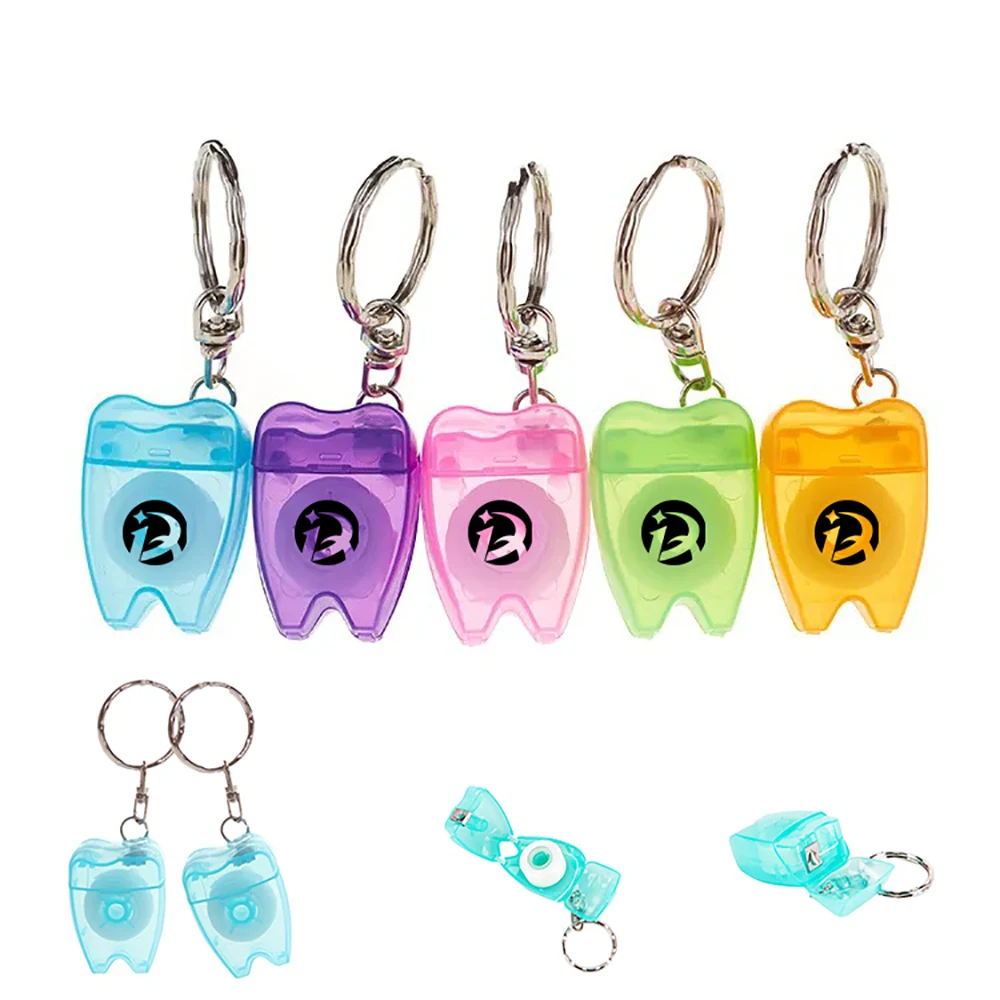 15m dental pattern includes floss keychain 1