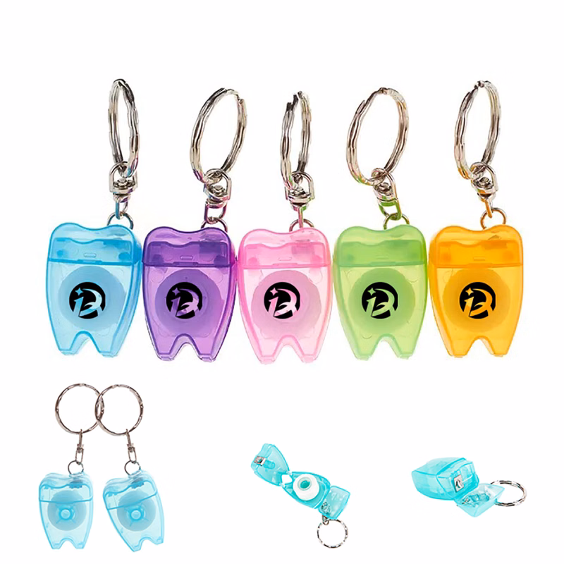 15m dental pattern includes floss keychain