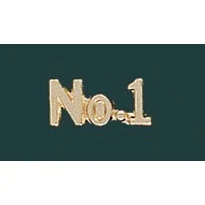 No.1 Metal Chenille Letter Insignia Pin 1