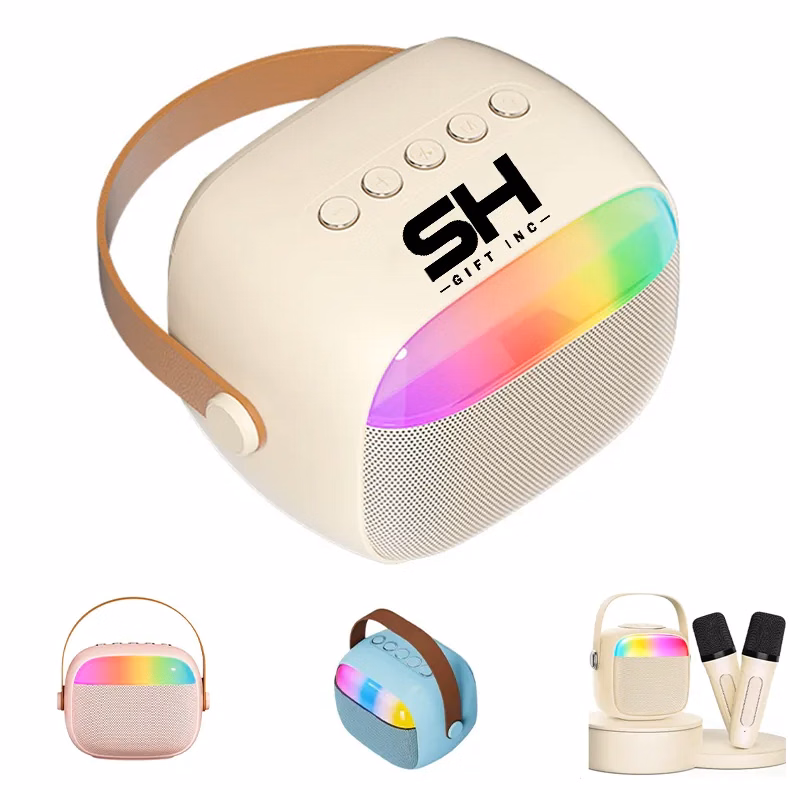 Portable Karaoke Bluetooth Speaker With Microphones