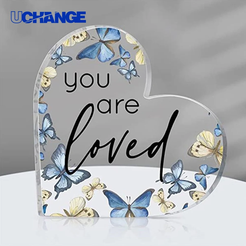 Acrylic Heart Couple Gift Keepsake 1