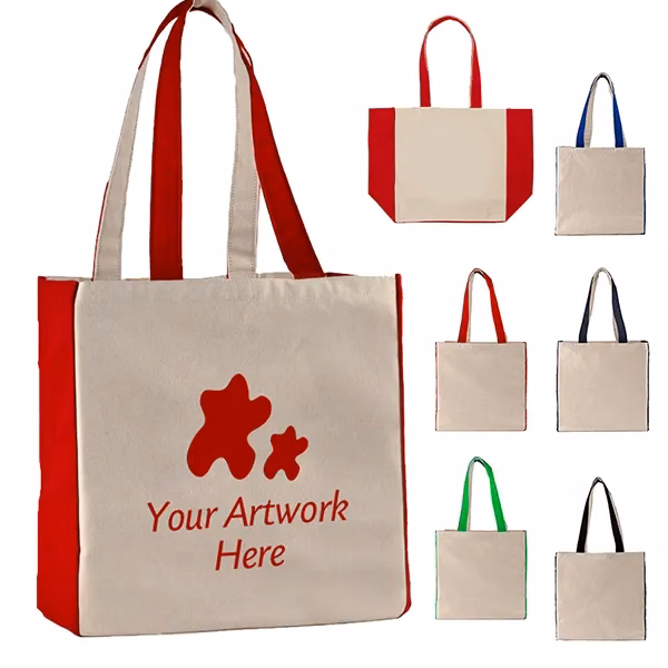 10 Oz. Eugene Cotton Canvas Tote -15x14x7