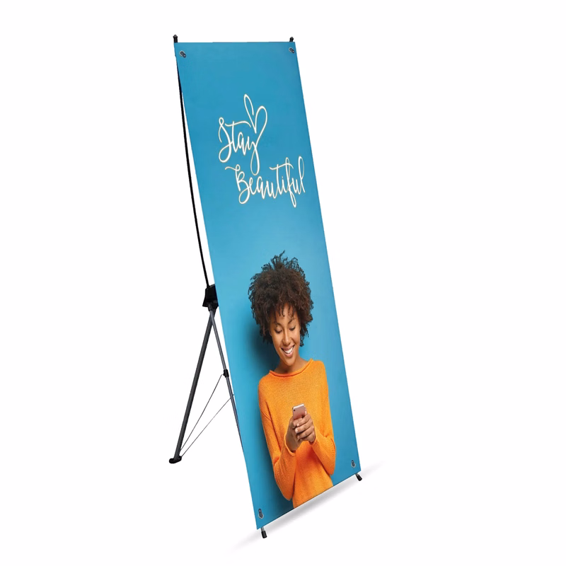 Adjustable X Banner Kit - 10 oz Vinyl