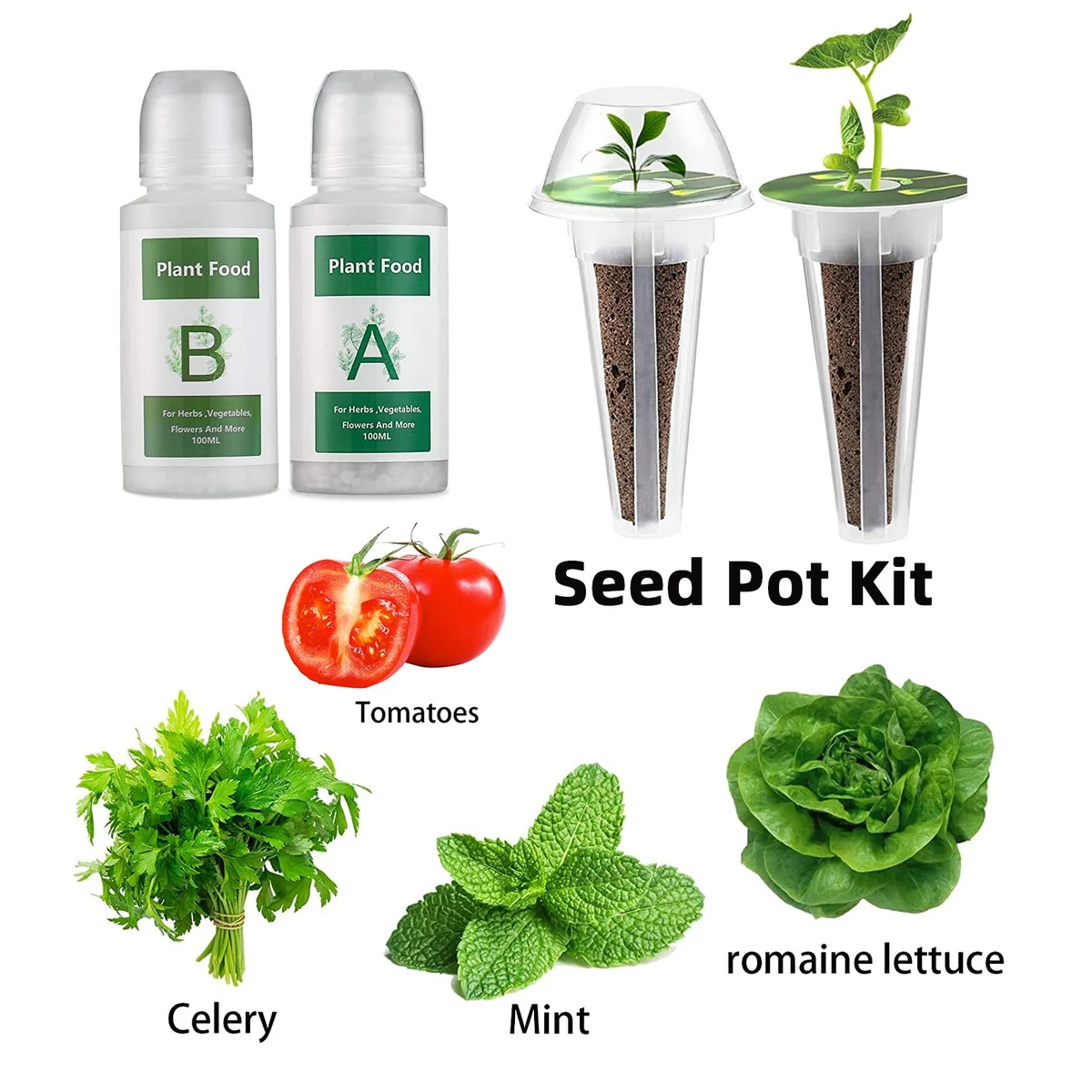 223pcs Seed Pod Kit for Aerogarden 1