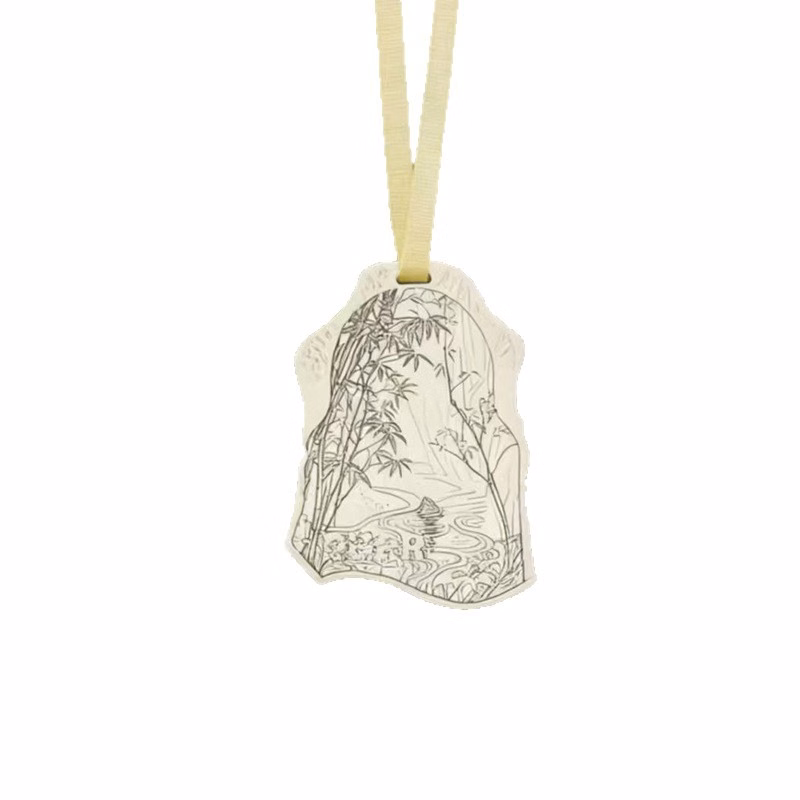 Custom Printed Paper Car Air Freshener Hanging Scented Paper Diffuser Pads