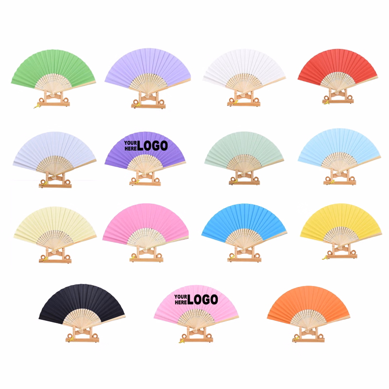 Custom Eco-Print Hand Fan