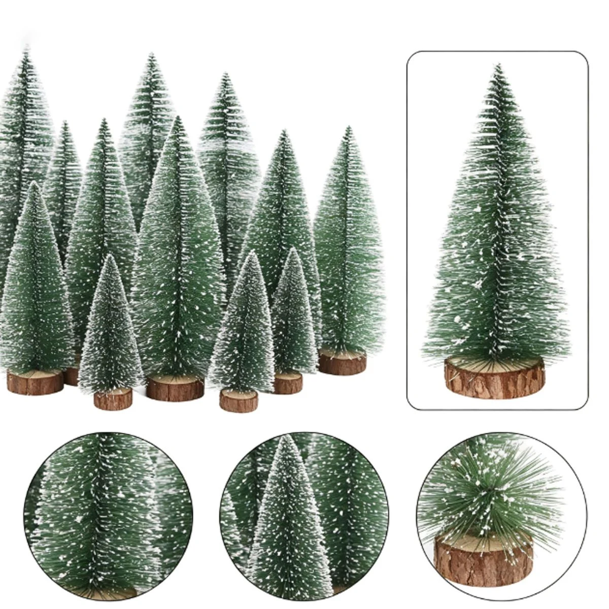 Falling Snow Cedar Christmas Tree 1