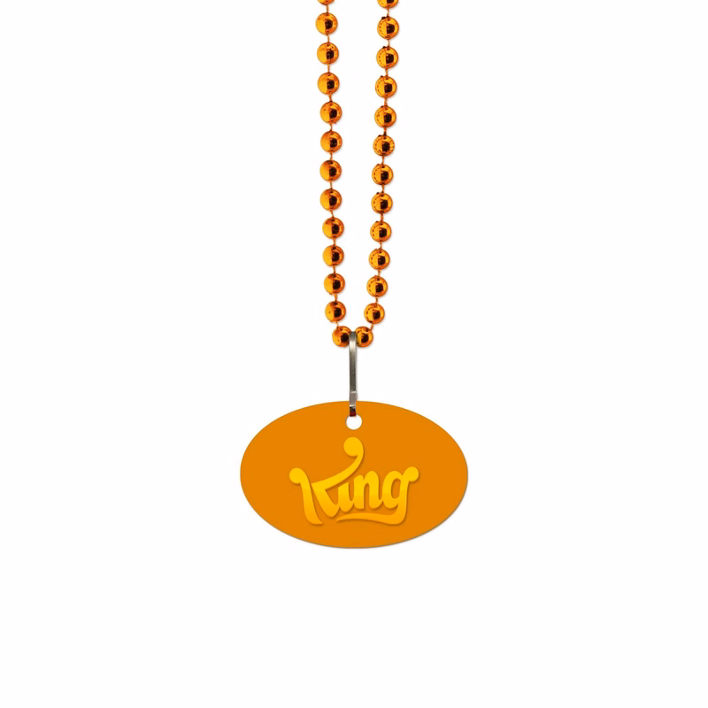 USA Made 1/8" Oval Vinyl Medallion Beads