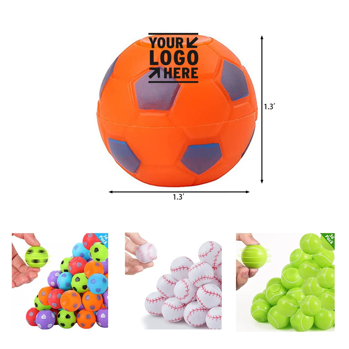 Soccer Fidget Spinners 1