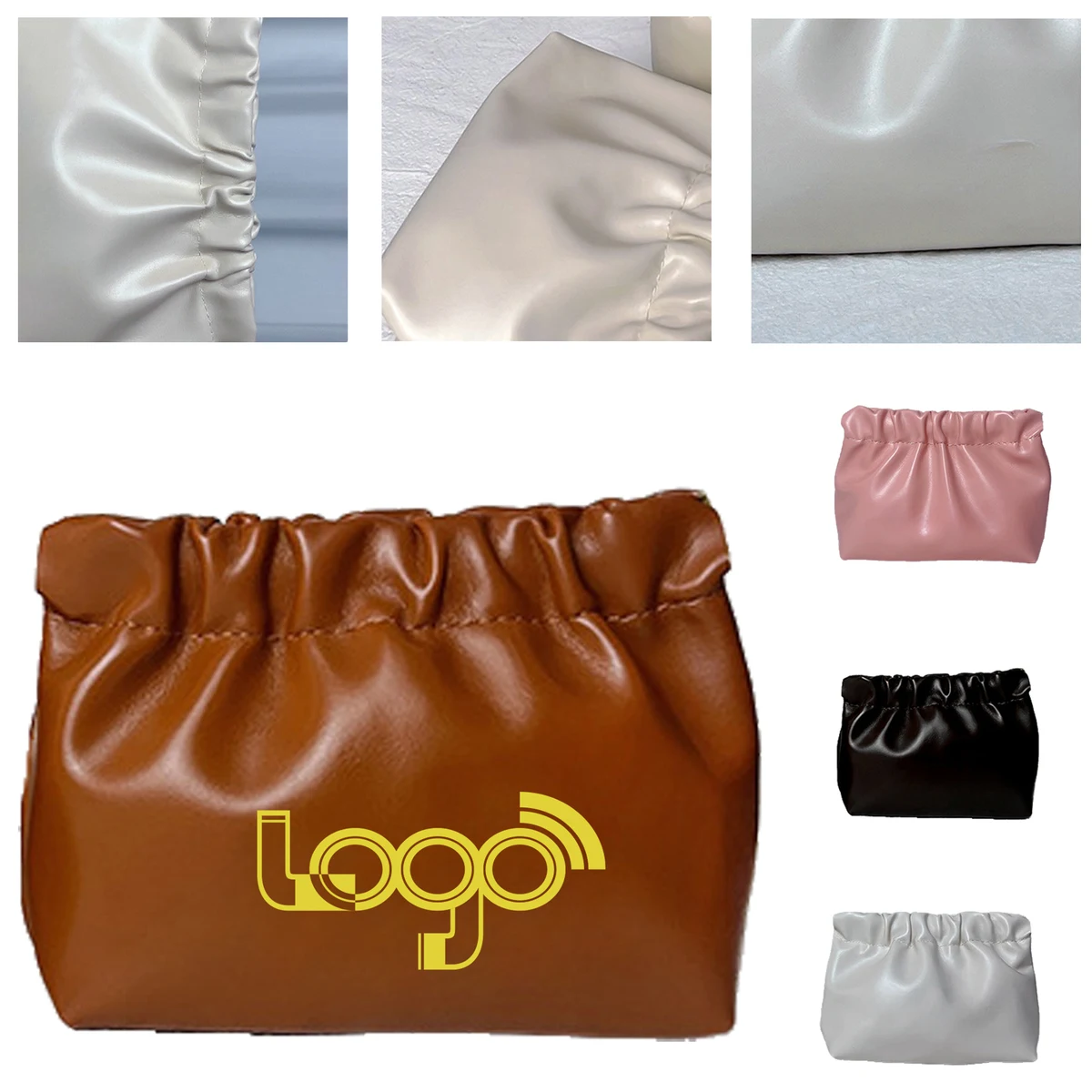 Wrinkle-Design Cosmetic Bag 1