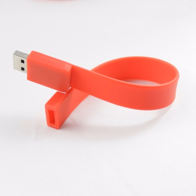 Silicone Band Rubber Wristband 2GB USB Memory Flash Disk Drives