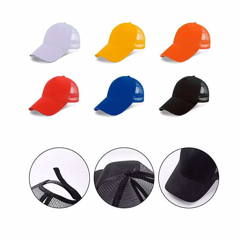 100% Cotton Mesh Baseball Caps