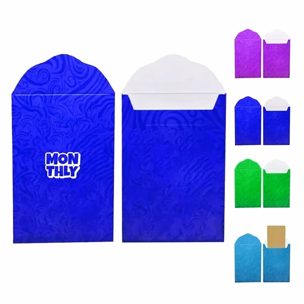 Custom 12 PT White Cover Card Holder — Premium Hotel & Gift Card Sleeve