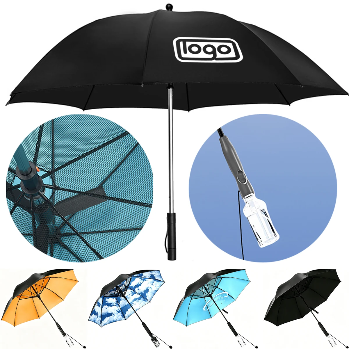 Cooling Mist Fan Umbrella 1