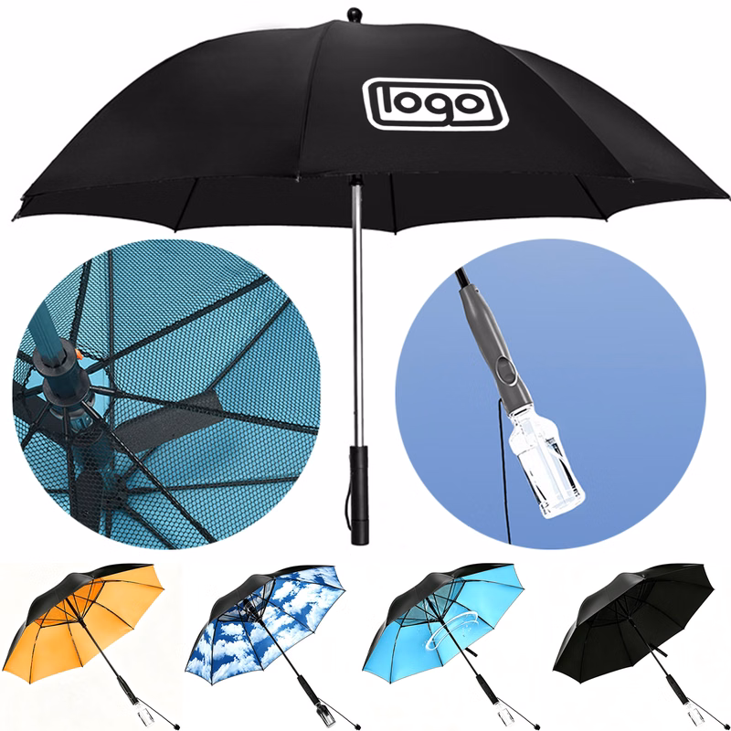 Cooling Mist Fan Umbrella