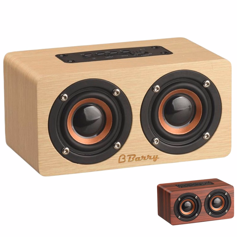 Wooden Portable Bluetooth Speaker