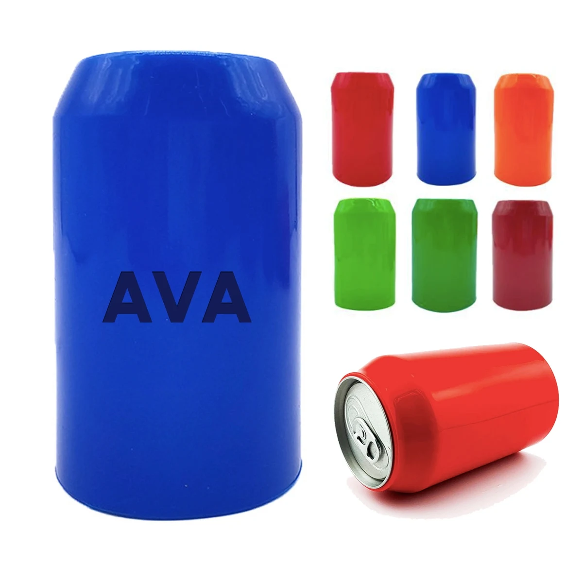 355Ml Silicone Can Sleeve, custom koozie with logo imprint 1