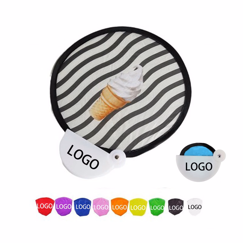 Portable Promotional Foldable Fan W/ Pouch