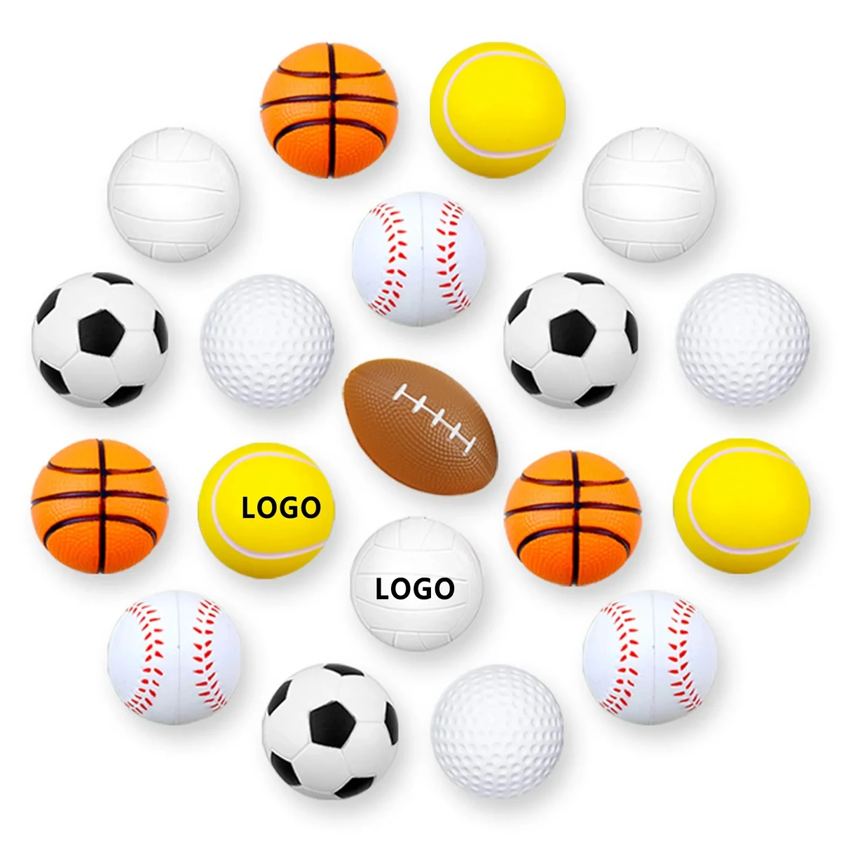 PU Foam Sports Ball Stress Reliever 1