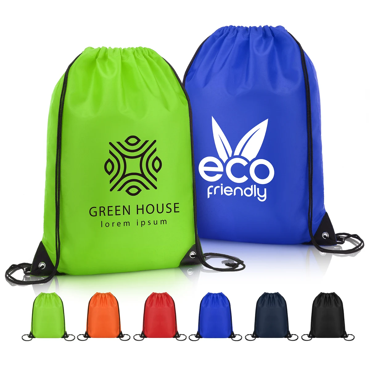 210D RPET Drawstring Backpack 1