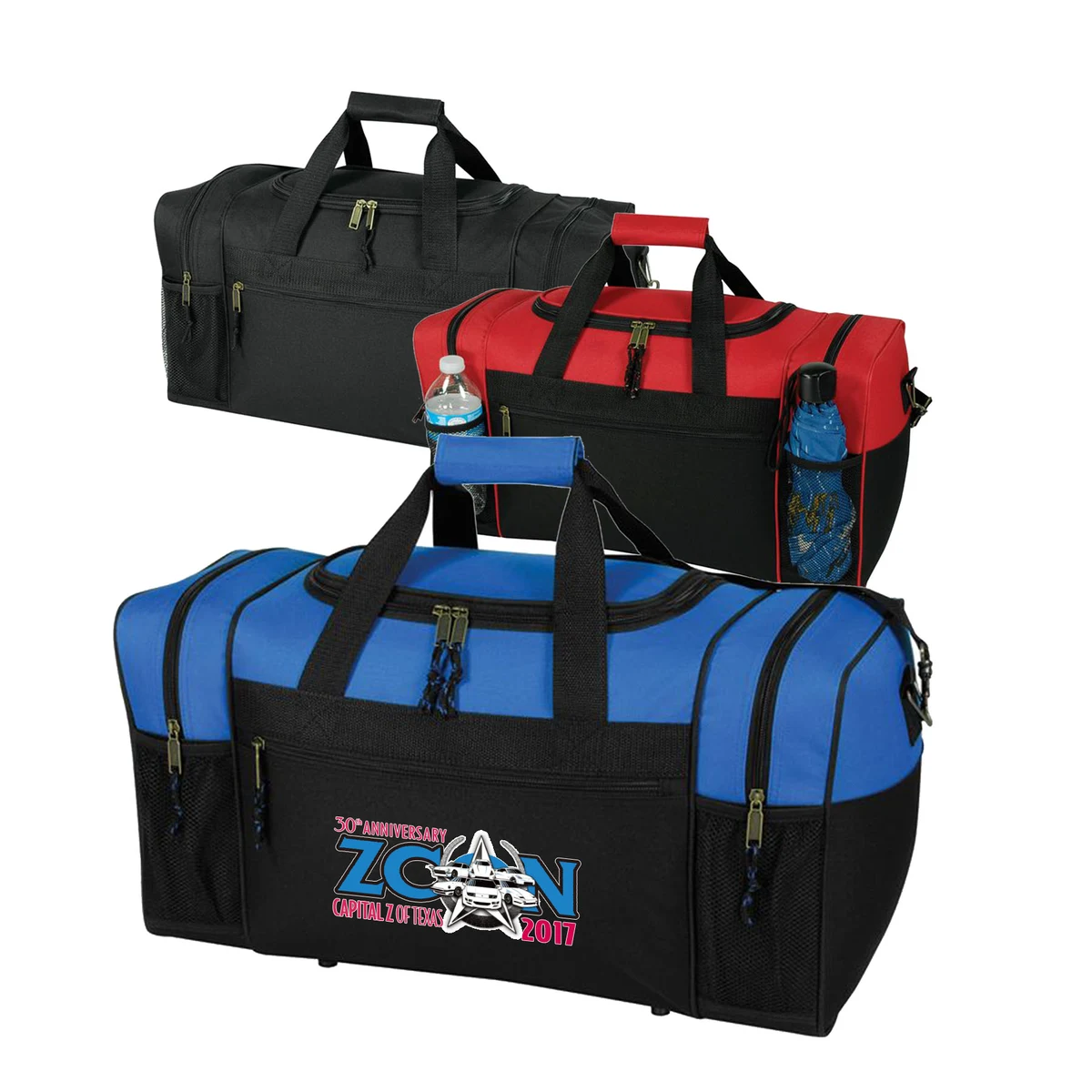 600D Deluxe Carry-on Zippered Duffel Bag 1