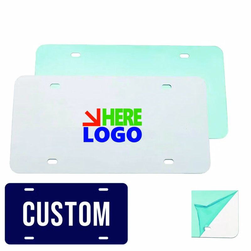 Custom Metal Car Tag Full Color