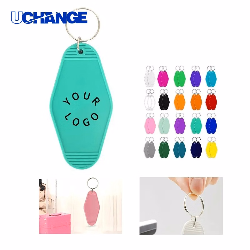 ABS Diamond Key Tag Keychain Accessory Durable for Branding