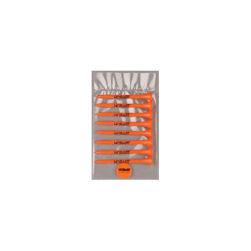 Value Poly Bag Pack w/ Eight 2 3/4" Tees & 1 Marker