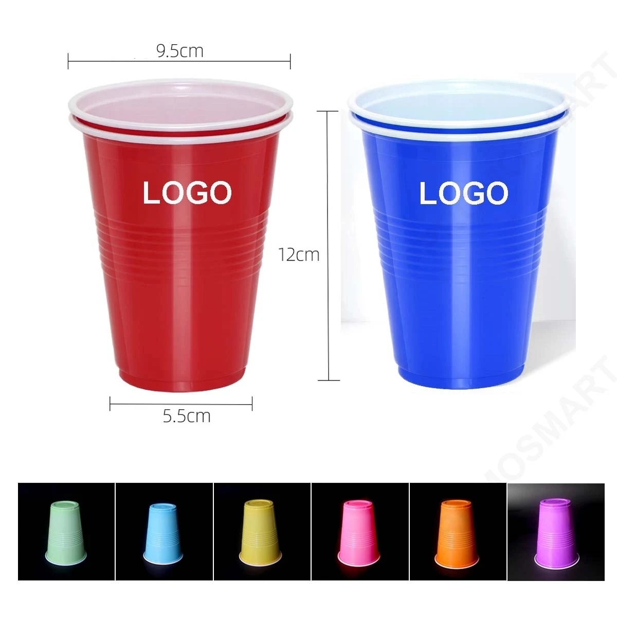 12 Oz. Disposable Plastic Cups 1