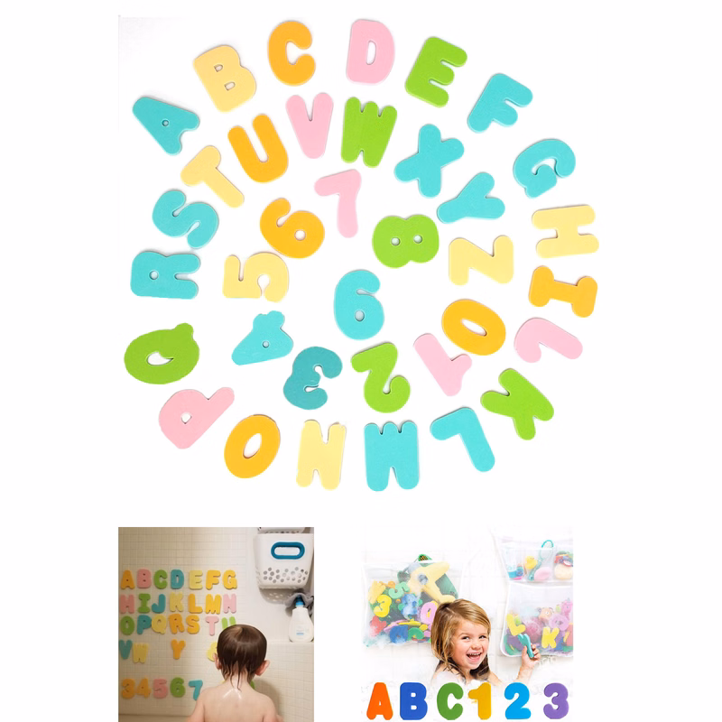 Foam Baby Bath Letters and Perfect Toy