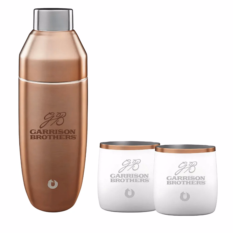Snowfox Insulated Cocktail Shaker and Rocks Barware Set