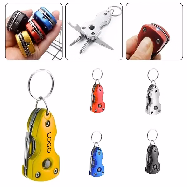 LED Keychain Knife Tool with Edc Multifunctional