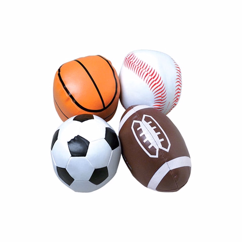 Foam Sports Balls - Assorted 4.5"