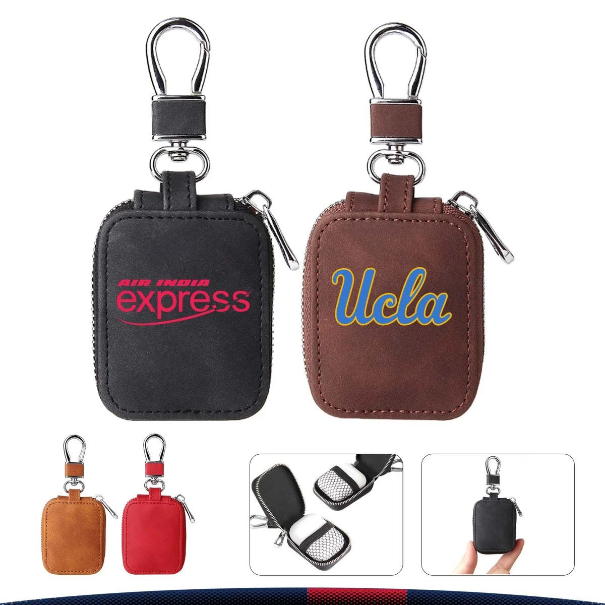 Univ Wireless Bluetooth Earbuds PU Case 1