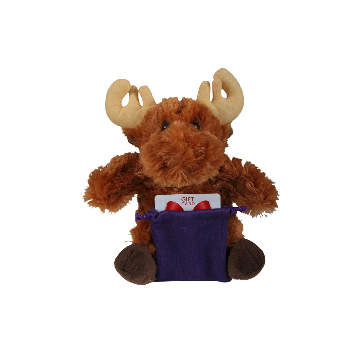 soft plush Moose with gift card sack 1