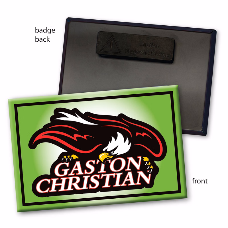 Rectangle Button - 2" x 3" - Badge Backing