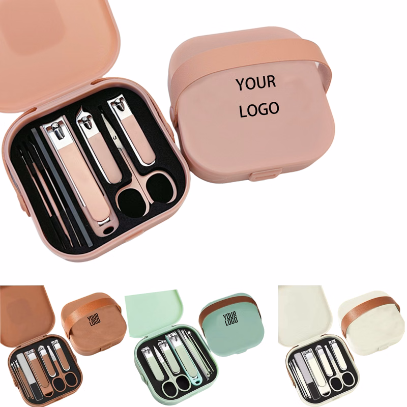 MOQ 20 PCS Portable Nail Clippers with Splash-Proof Case