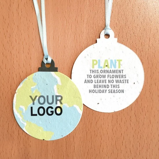 Plantable Earth Christmas Ball Ornaments 1
