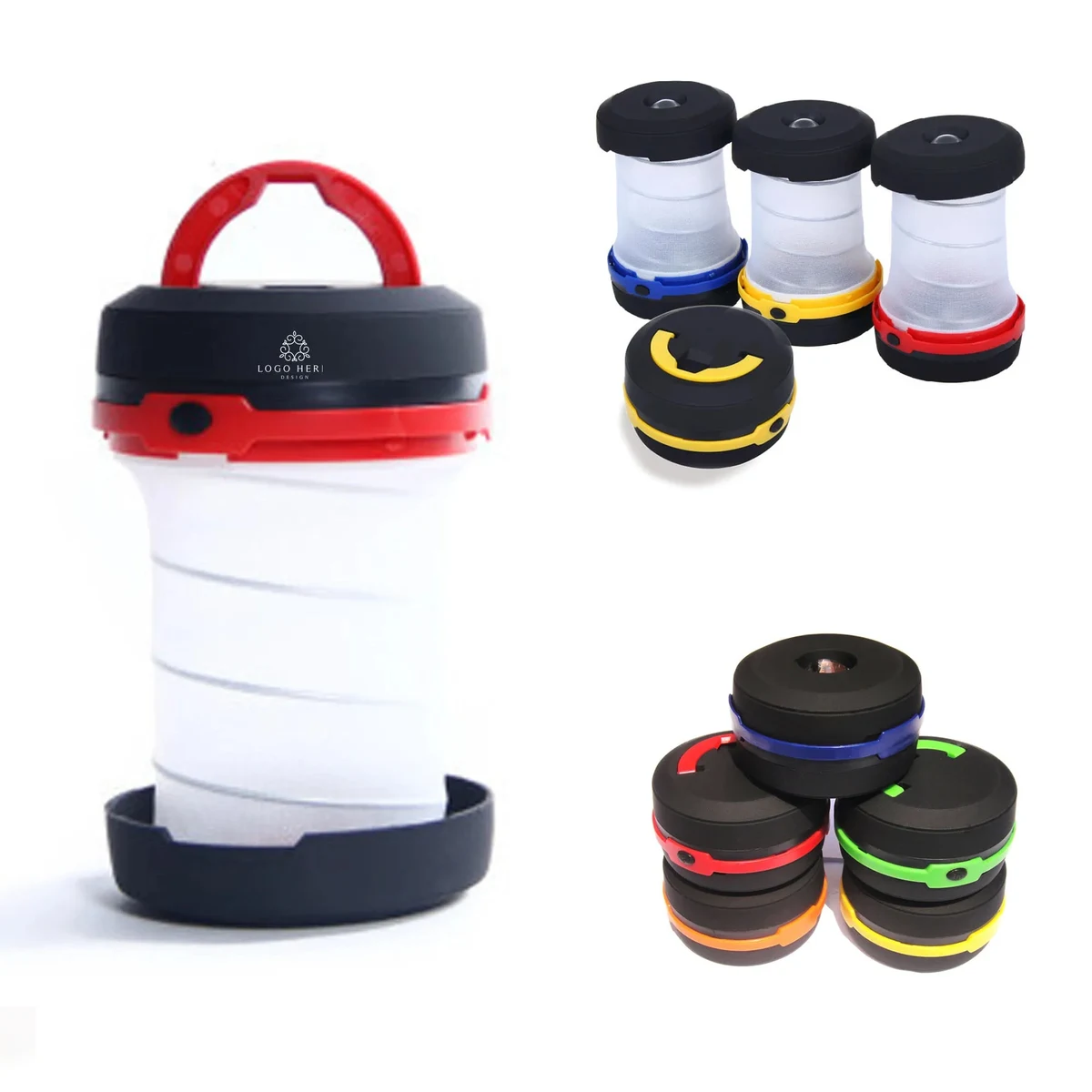 Rechargeable Foldable Solar Camping LED Lanter 1