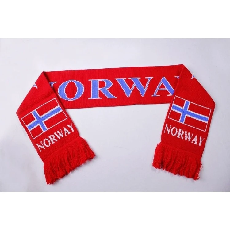 Custom Knitted Soccer Scarf 1