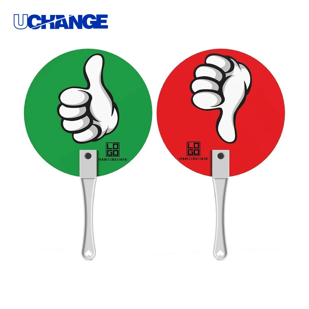 Round Plastic Hand Fan Tool for Cooling 1