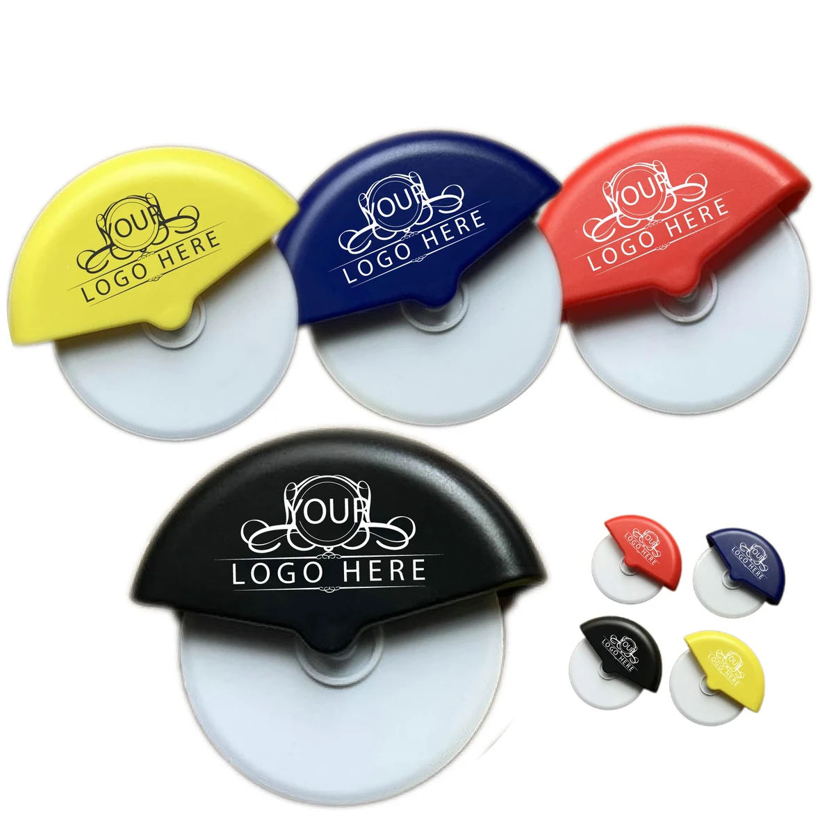 Round Plastic Pizza Cutter 1