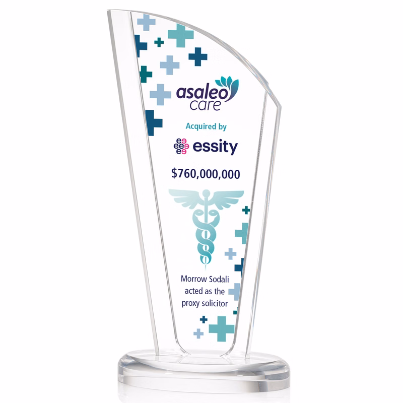 Bridgewood VividPrint™ Award - Clear